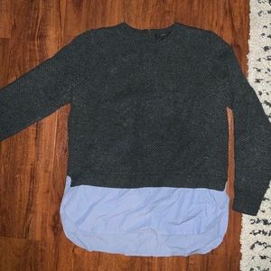 JCrew 2in1 Sweater and Shirt